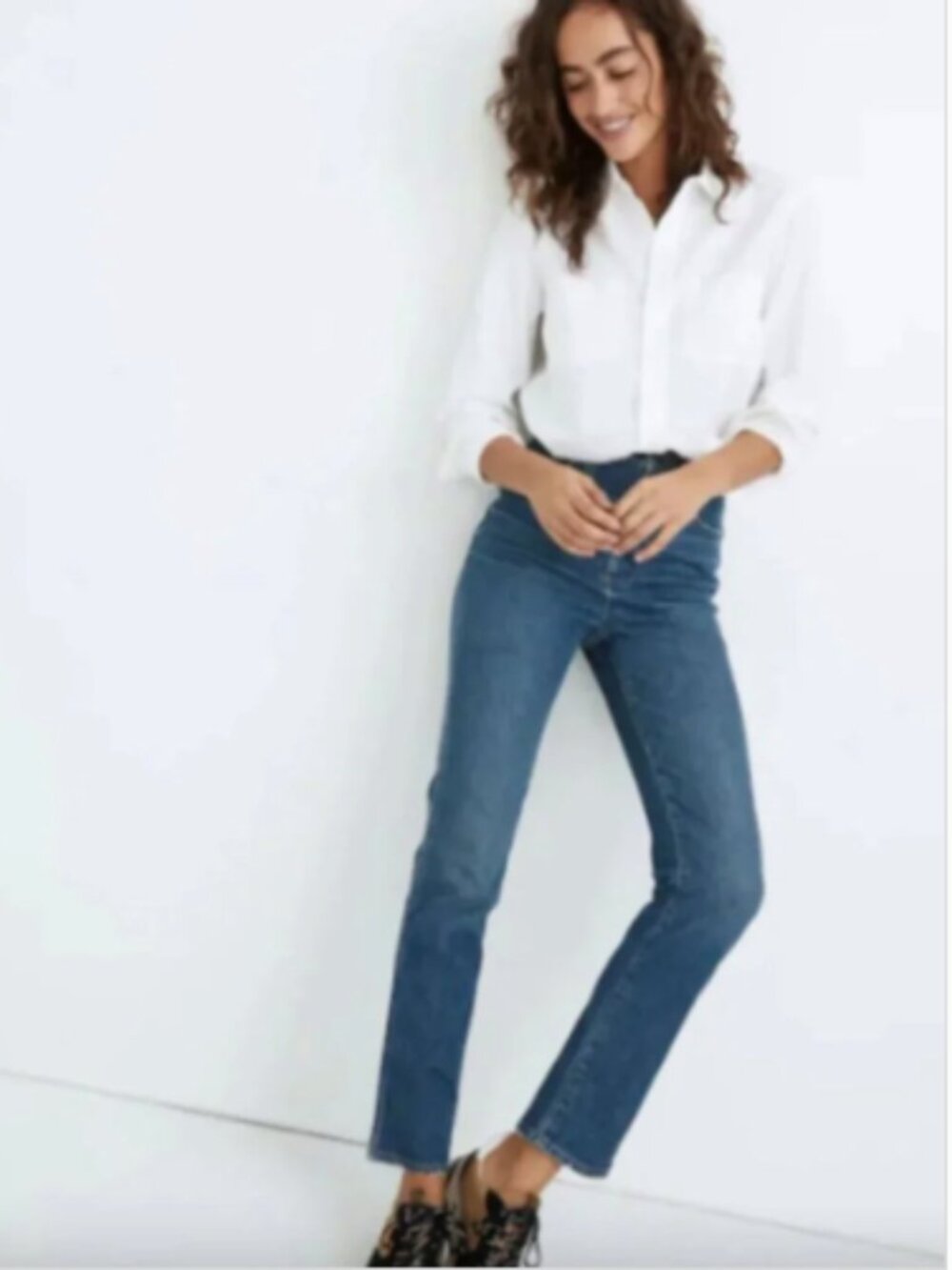 NWT Madewell Stovepipe Jeans in Kline Wash (27) - Picture 3 of 6